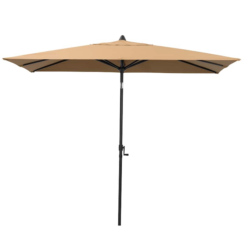 Pellebant 9 x 5 FT Patio Market Umbrella, Base Not Included