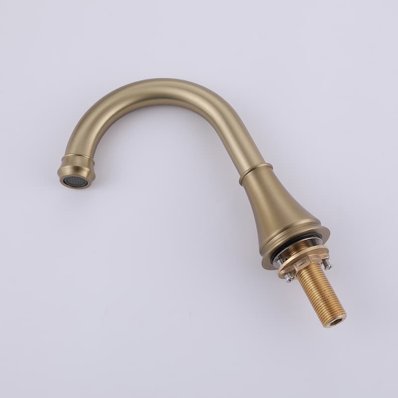 8 Inch Widespread Bathroom Faucet 3 Holes Brass Modern Double Handle Bathroom Sink Basin Vanity Faucets
