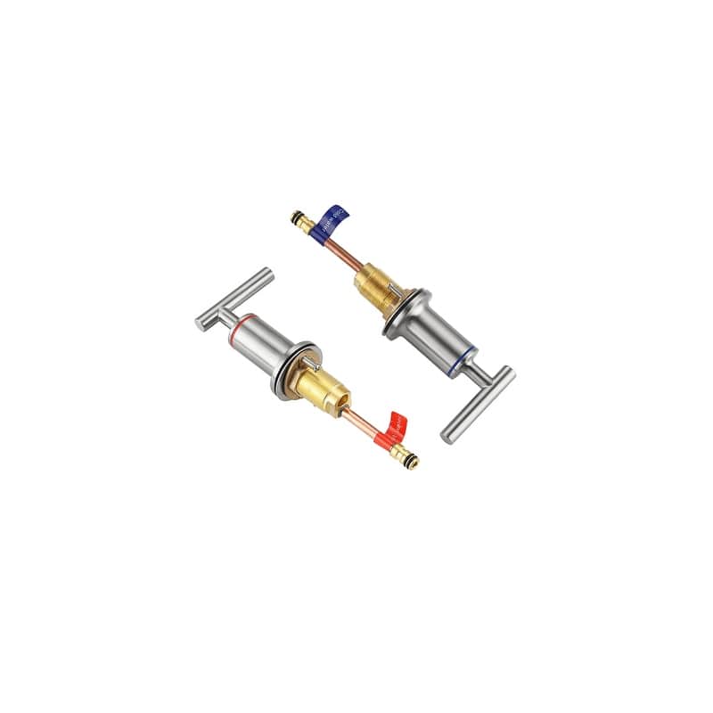 Indigo Home 8 inch Widespread Double Handle Bathroom Faucet