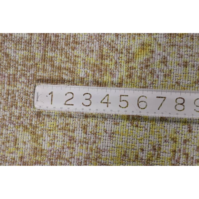 All-Over Abstract Modern Area Rug Hand-Knotted Wool Carpet - 4'10"x 7'9"