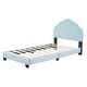 preview thumbnail 5 of 8, Kids Gift, Shell Shaped Platform Bed for Cute Little One - Twin - Blue