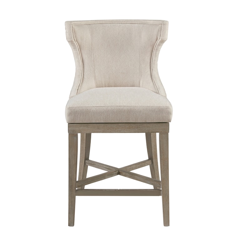 Madison Park Carson Counter Stool With 360 degree Swivel Seat