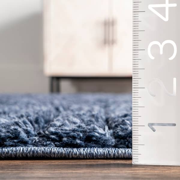 dimension image slide 0 of 5, Nuloom Briella High-Low Geometric Shag Area Rug