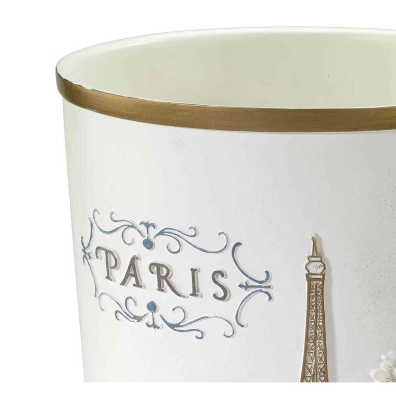 Avanti Linens Paris Botanique Wastebasket