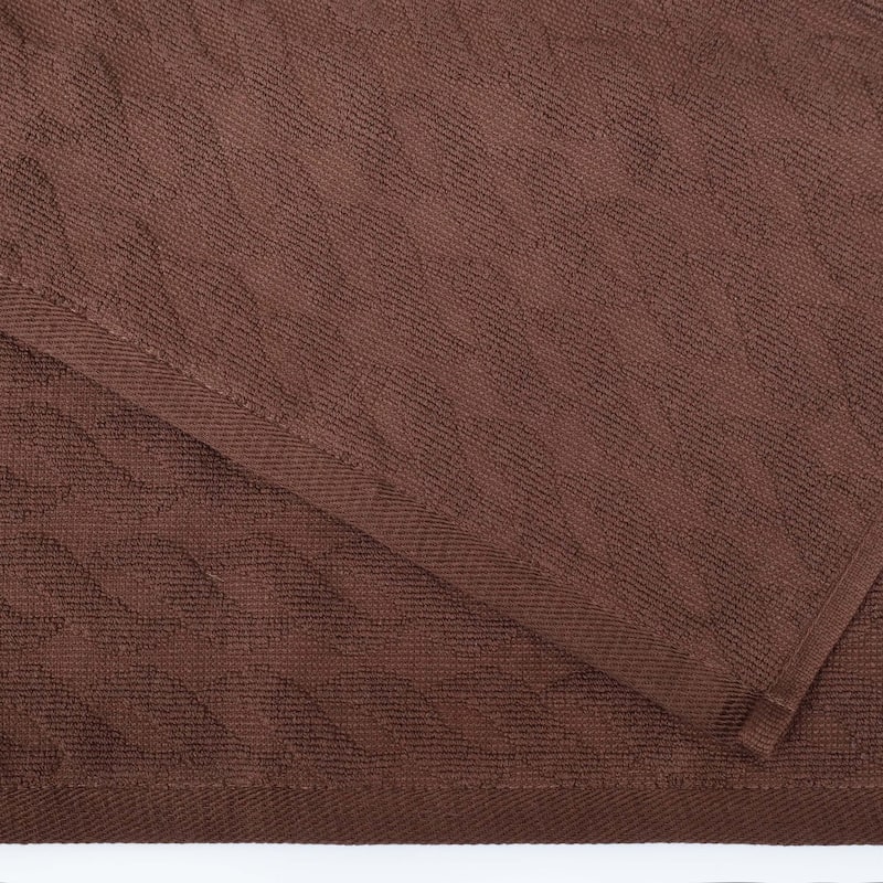 Turkish Cotton Herringbone and Solid Hand Towel Set by Superior
