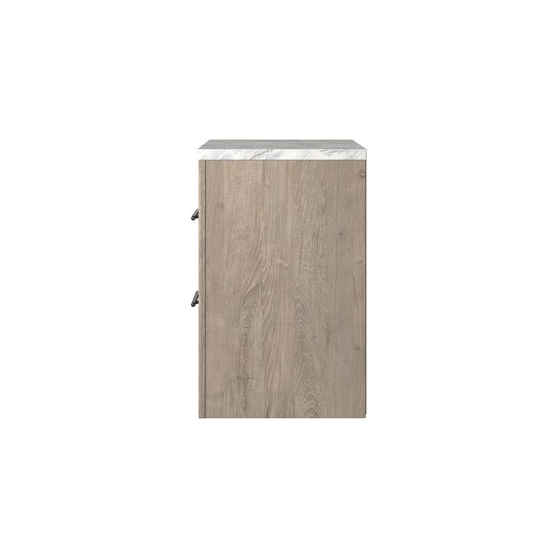 Signature Design by Ashley Senniberg Brown/White Nightstand