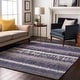 preview thumbnail 1 of 132, Premium Washable Super Soft Modern Ombre Stripe Mayfield Rug Purple - 10' x 14'