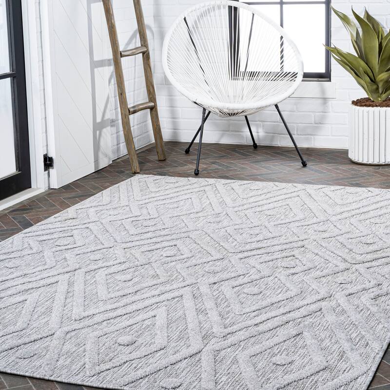 JONATHAN Y Salines Moroccan Diamond Indoor/Outdoor Area Rug