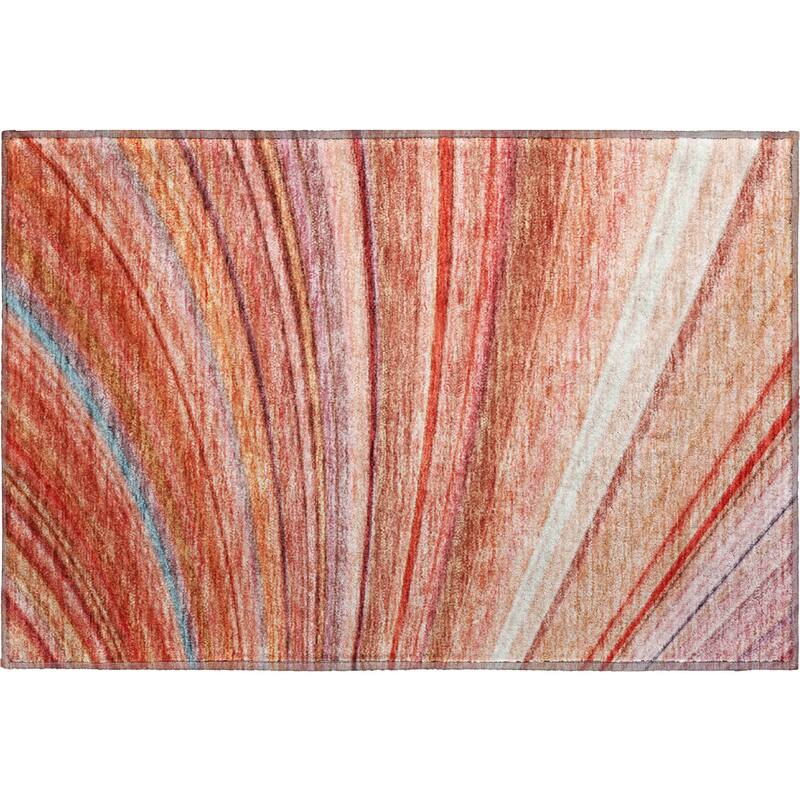 Premium Washable Super Soft Striped Abstract Mayfield Rug