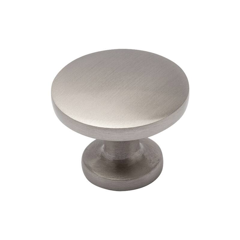 Utopia Alley Emme Cabinet Ring Pull Knob - Decorative Cabinet Drop Pull Knobs, Drawer Knobs 1.14" - 25 pack - Brushed Nickel