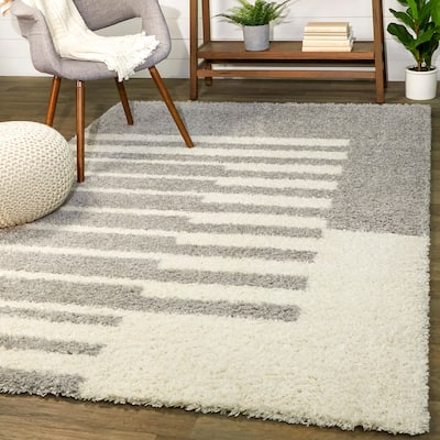 Alcott Modern Striped Area Rug
