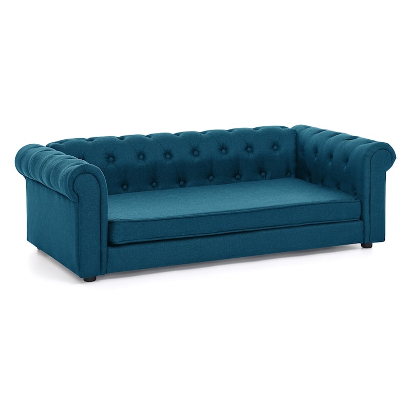 Elegant Rectangular Pet Sofa Bed for Dogs Up to 130lbs