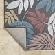 preview thumbnail 7 of 12, Livabliss Lakeside Coastal Floral Outdoor Area Rug
