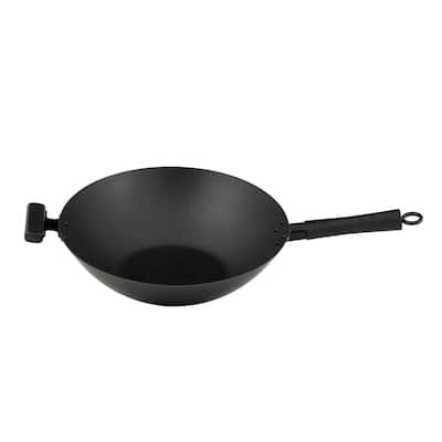 Helen's Asian Kitchen Wok, Premium Excalibur Non-Stick with Stay-Cool Handles, 14-Inches