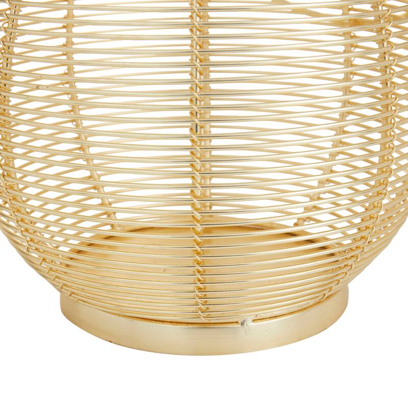 Gold Iron Glam Lantern