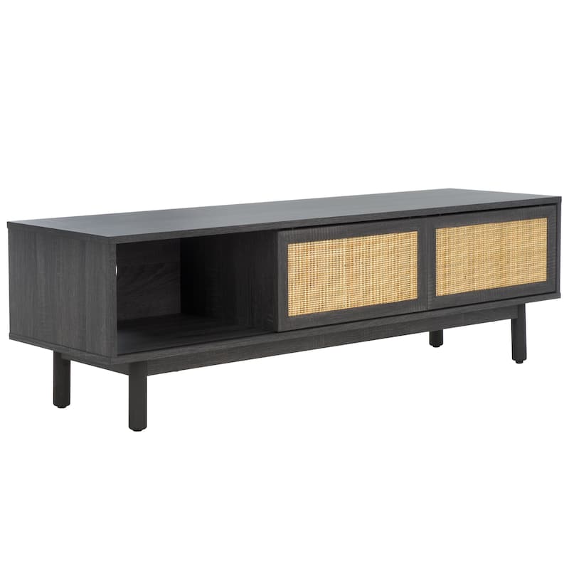 SAFAVIEH Home Aino 2 Door Media Stand - 53Wx15Dx16H