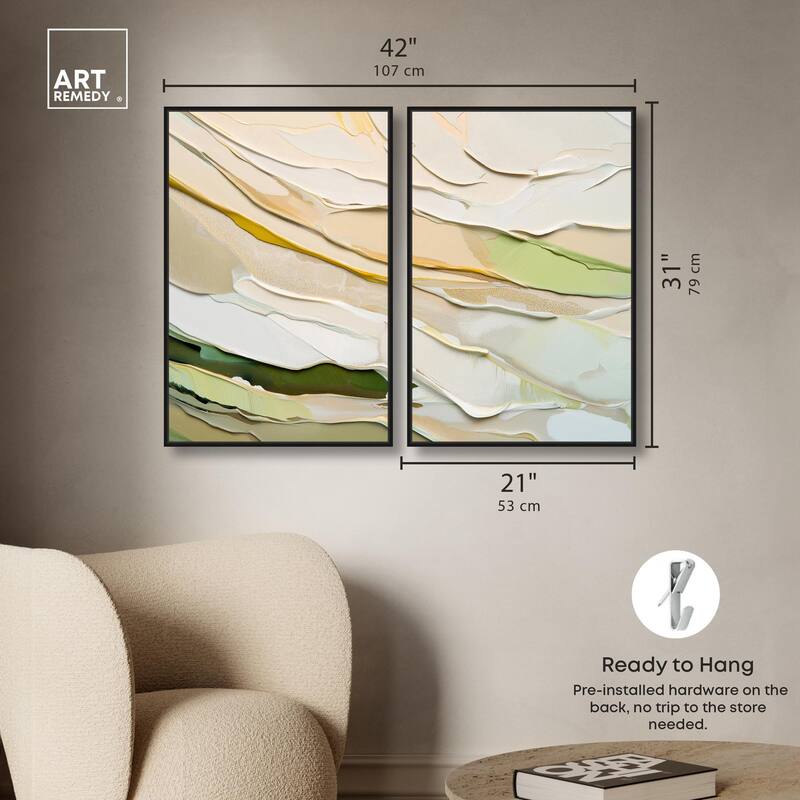 Mossy Glen Canvas Set of 2 by Art Remedy