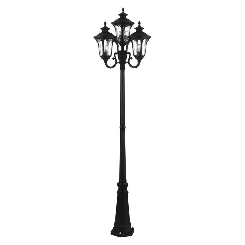Livex Lighting Oxford 4 Light 93" Tall Outdoor Multi Head Post Light