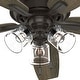 preview thumbnail 8 of 11, Hunter 60" Dondra Ceiling Fan with LED Light Kit and Pull Chain, Formal, Transitional