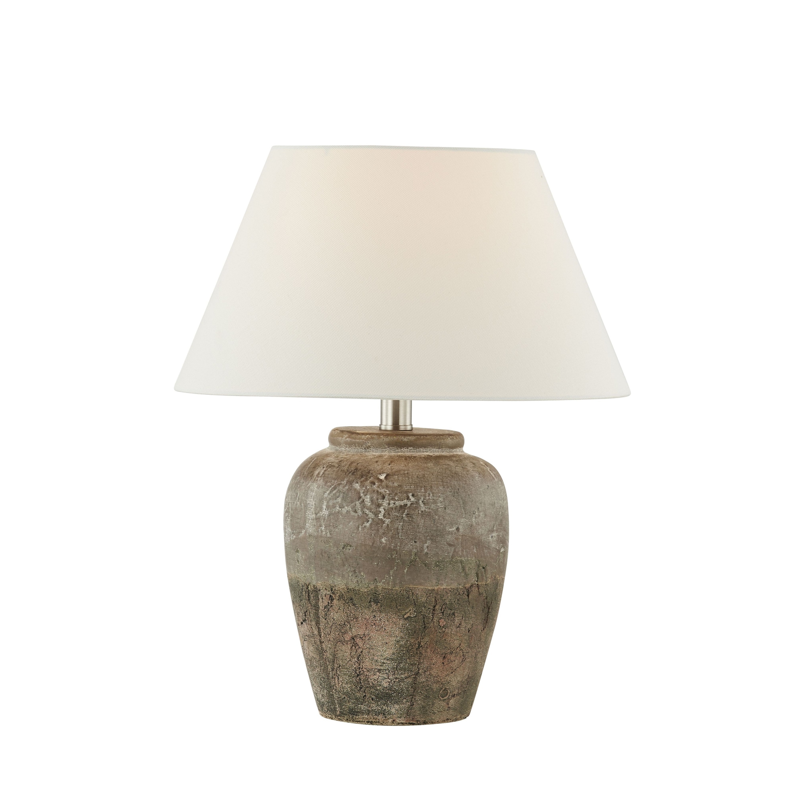 Anders 20" Table Lamps with Linen Shade, Brown (Set of 2)