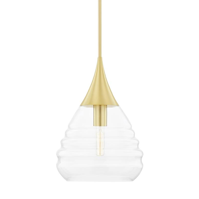 Mitzi by Hudson Valley Marissa 18-inch Pendant with Clear Glass