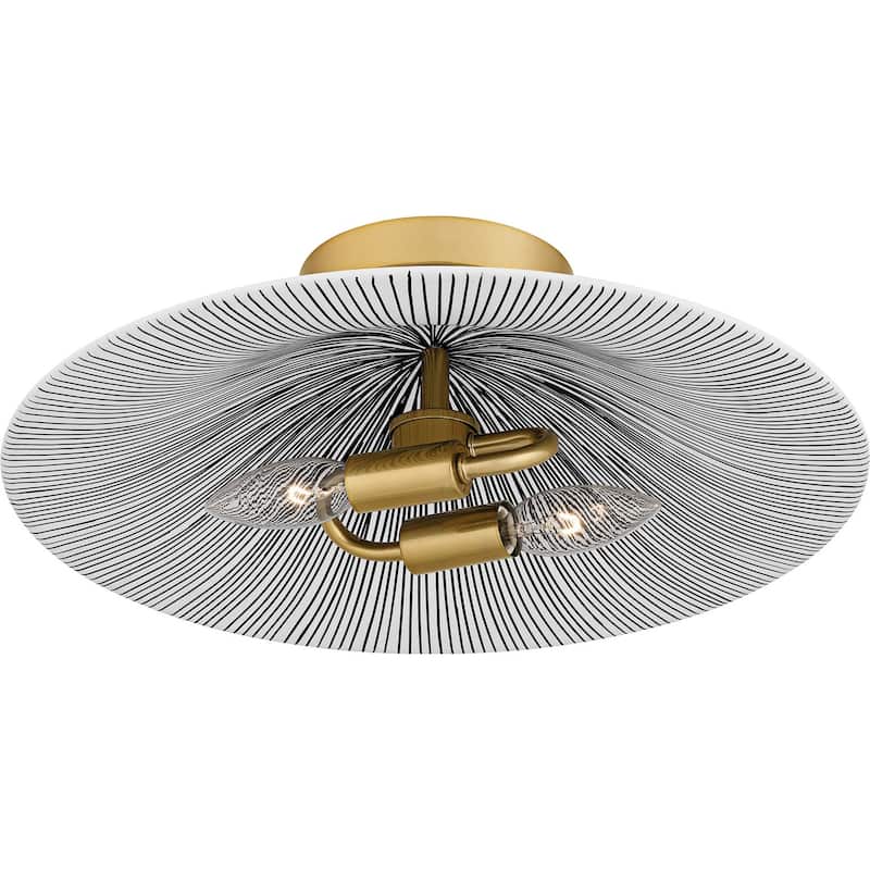 Light Gold Flush Mount from the Indigo Collection