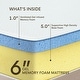 preview thumbnail 2 of 19, Jown Industrial Black 3-Piece Gel Memory Mattress & Metal Bunk Bed Set by Furniture of America