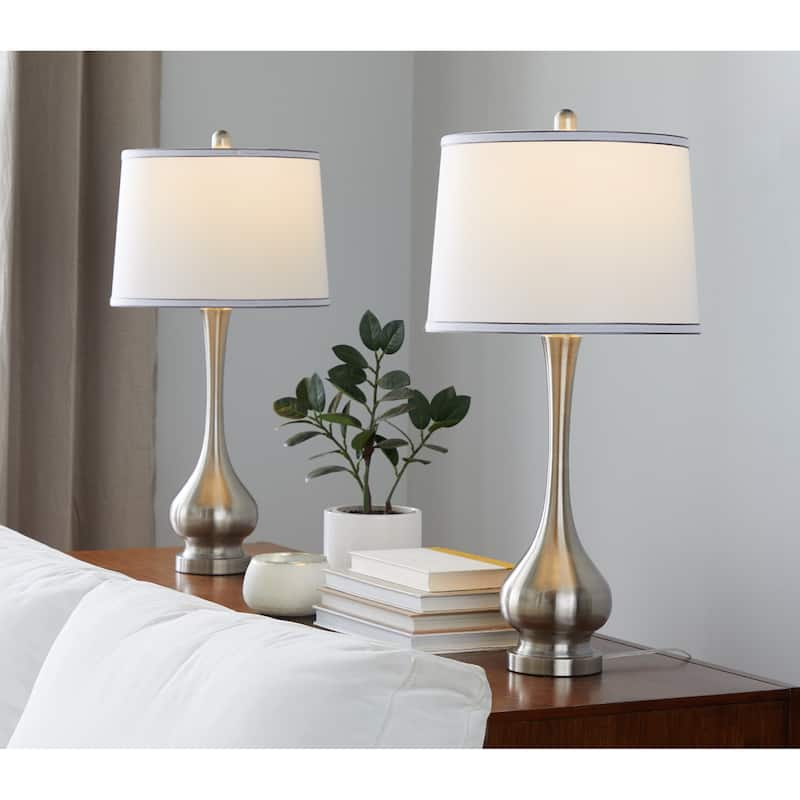 Silver Orchid Cassidy 28.75" Metal Table Lamp (Set of 2)