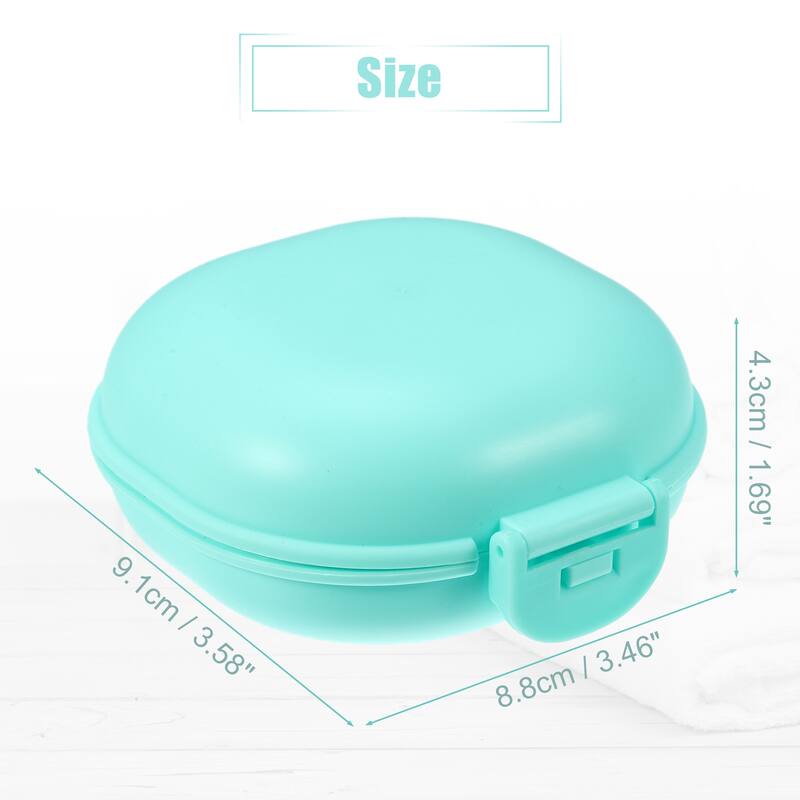 Portable Soap Dish Box Soap Bar Holder for Travel Camping Gym with Cover