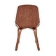 preview thumbnail 24 of 62, Brinley Walnut or Black Wood Upholstered Dining Chair