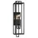 preview thumbnail 1 of 7, The Great Outdoors 73332 Knoll Road 4 Light 35" Tall Wall Sconce with Coal