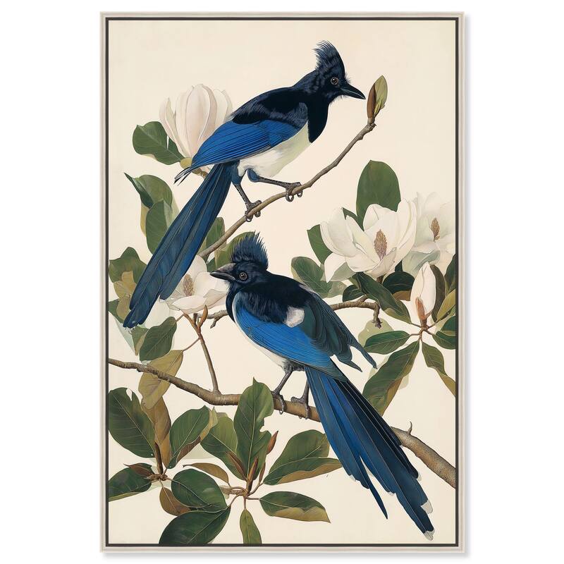 Twilight Treetop Canvas by Art Remedy - 36" x 54" - Silver