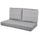 preview thumbnail 38 of 163, Haven Way Universal Outdoor Deep Seat Loveseat Cushion Set