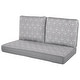 preview thumbnail 97 of 163, Haven Way Universal Outdoor Deep Seat Loveseat Cushion Set