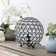 preview thumbnail 19 of 36, Elegant Designs Crystal Ball Sequin Chrome Table Lamp