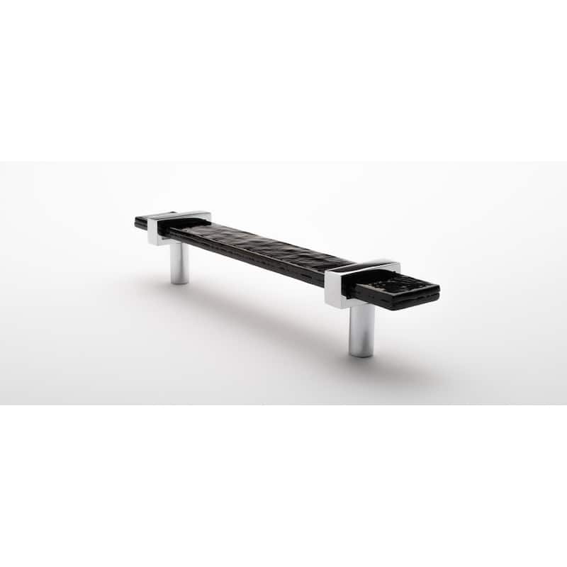 Sietto Adjustable Center to Center 7 Inch Long Handle Cabinet Pull - Polished Chrome