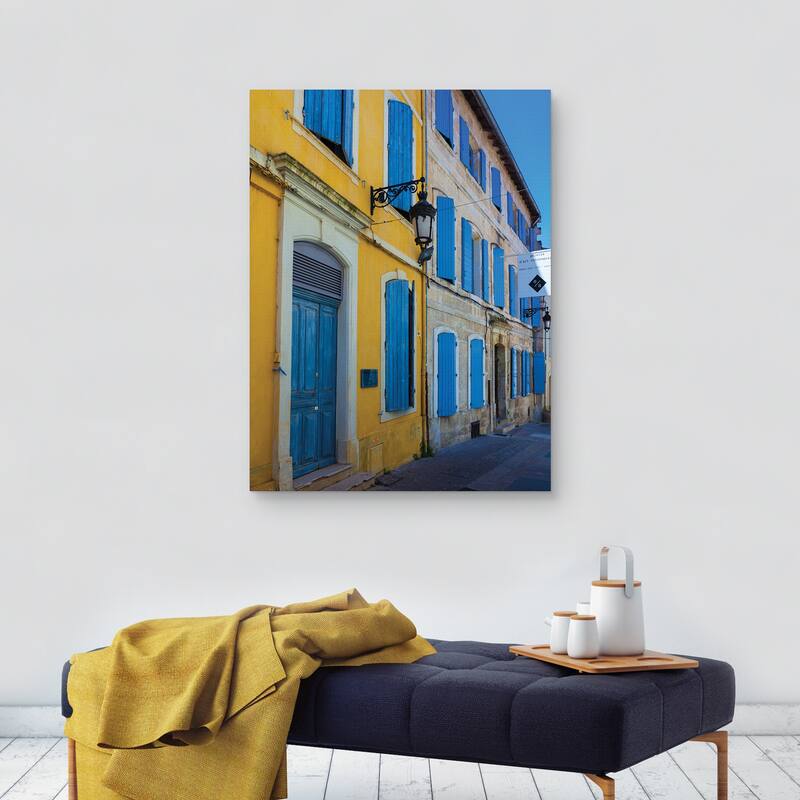 Blue Windows Galore by Sossi Madzounian Canvas Art Print