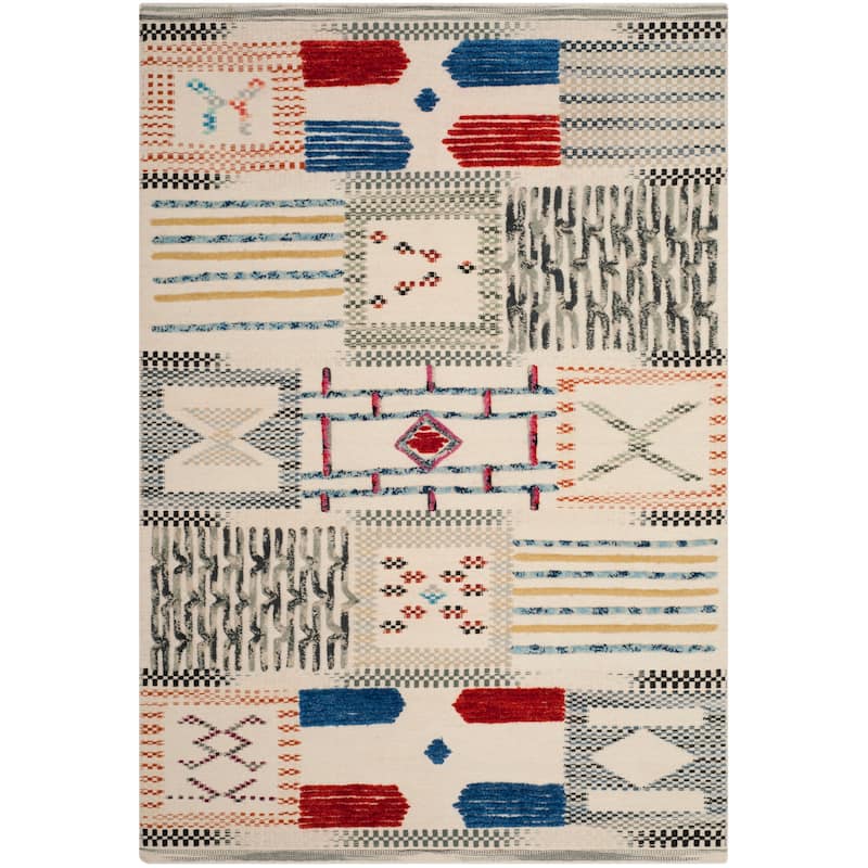 SAFAVIEH Handmade Flatweave Kilim Rakipe Wool Rug