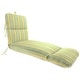 preview thumbnail 26 of 25, 74" x 22" Outdoor Chaise Lounge Cushion with Ties and Loop - 74'' L x 22'' W x 5'' H Corky Stripe Wheat