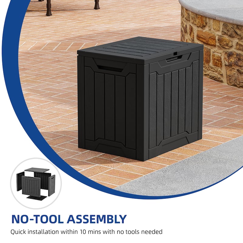 31 Gallon Outdoor Storage Waterproof Deck Box