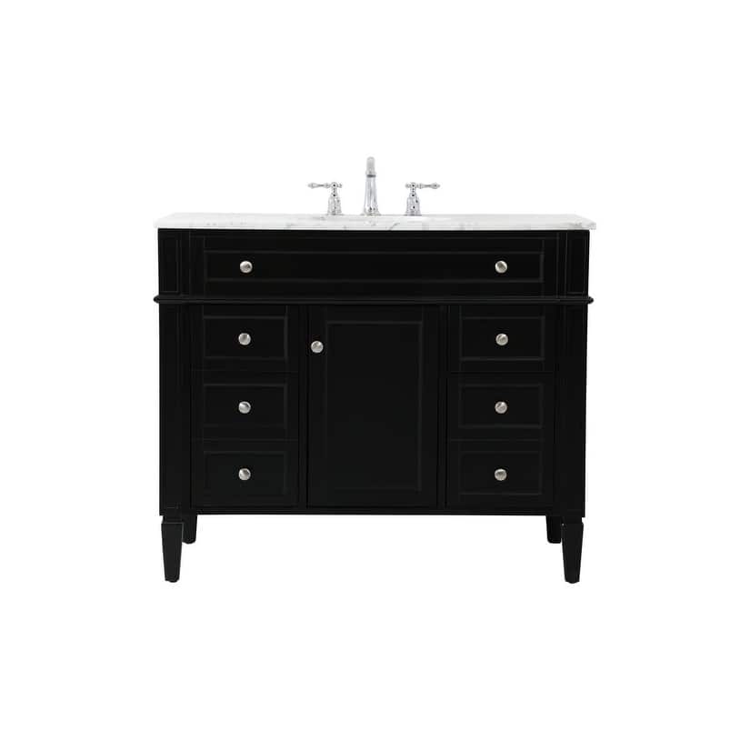 Elegant Lighting VF12542 Park Avenue 42" Free Standing Single Basin