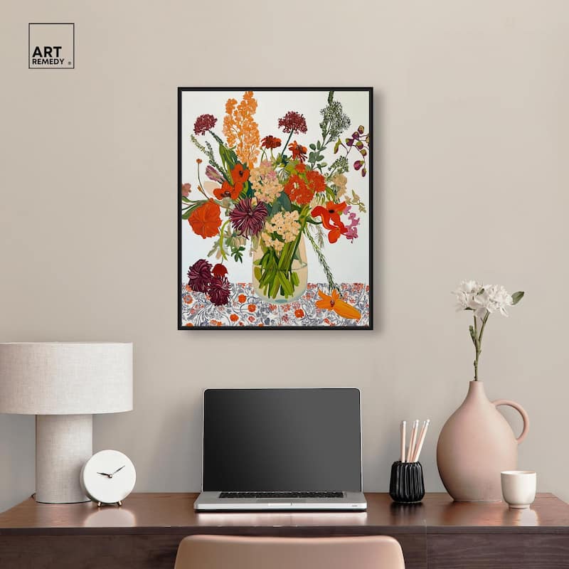 Abundant Blossom Canvas by Art Remedy