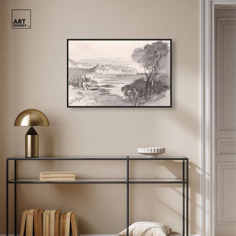 View across a Monaco Canvas by Art Remedy