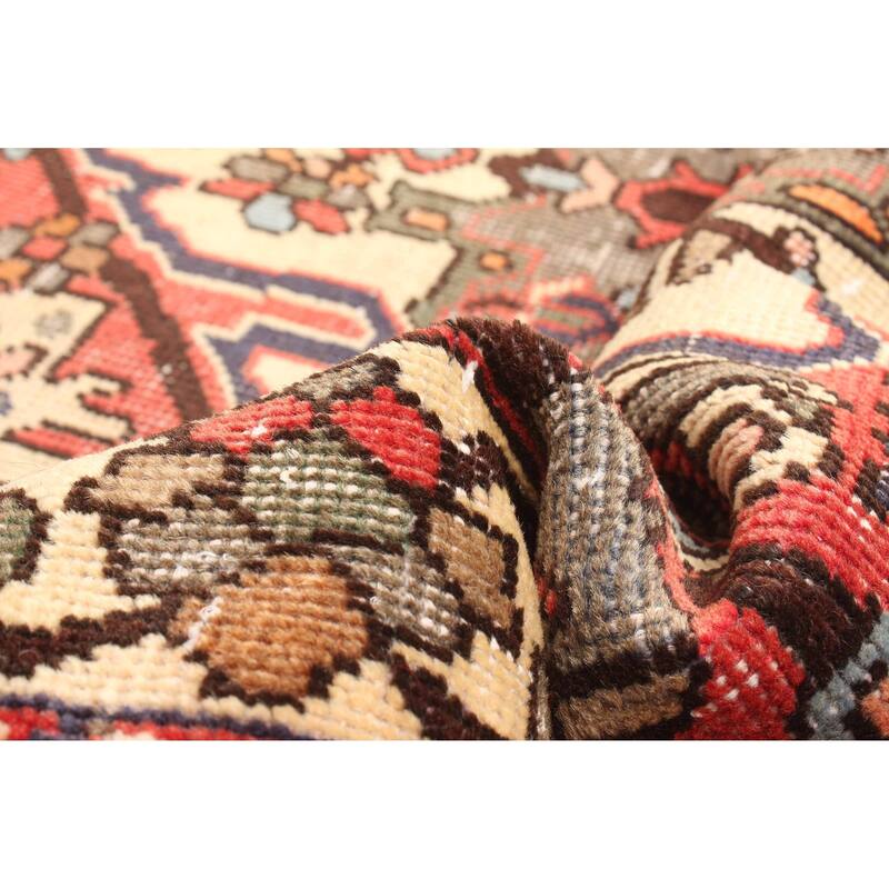 ECARPETGALLERY Hand-knotted Andelz Red Wool Rug - 4'6 x 6'7