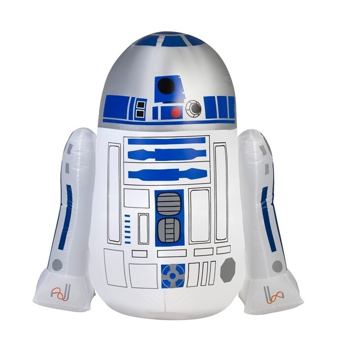 Shop Gemmy 13057 Christmas Airblown Star Wars R2d2 With Ornament Inflatable Fabric 24 1 4 X 10 13 16 Overstock 22821923