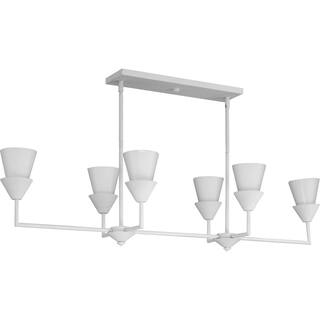 Progress Lighting P400374 Pinellas 6 Light 50" Wide Linear Pendant