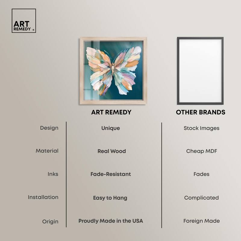 Wings of Duality Shadowbox by Art Remedy