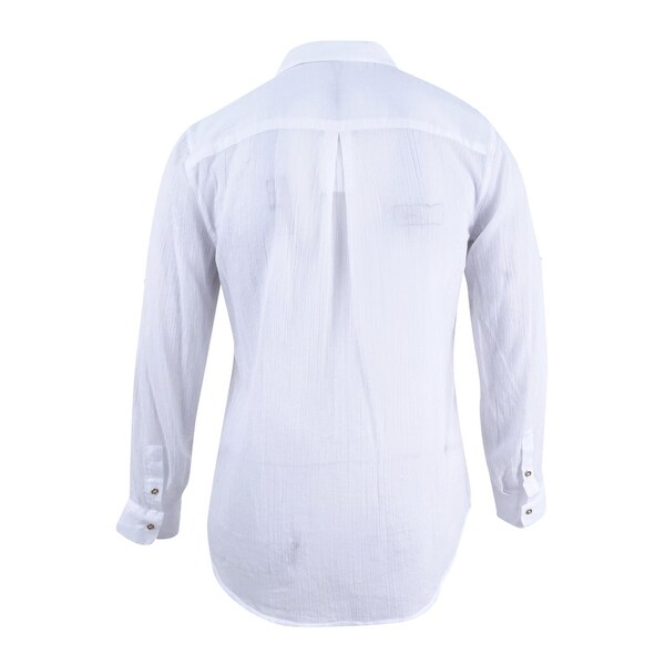 calvin klein women's long sleeve top