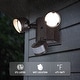 preview thumbnail 22 of 24, 30W Dual-Head LED Security Light with GFCI Outlets, Motion Sensor & Dusk to Dawn Floodlight
