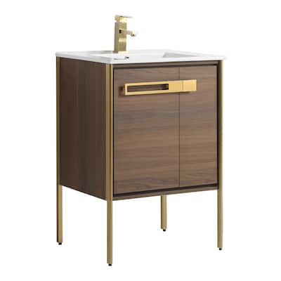 Fine Fixtures Oakville Bathroom Vanity with White Ceramic Sink